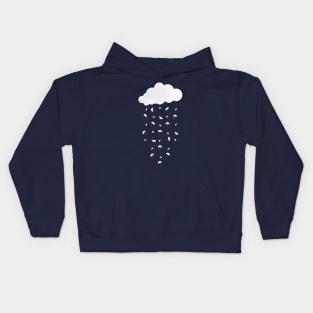 It's raining umbrellas Kids Hoodie